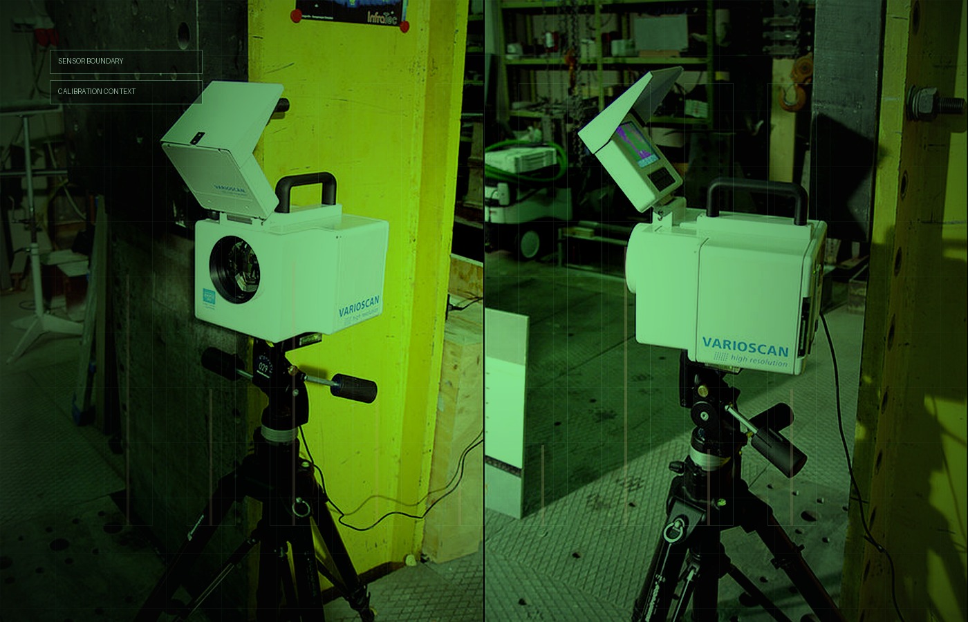 Sensor calibration boundary